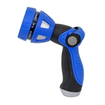 HoseCoil Thumb Lever Nozzle with Metal Body & Nine Pattern Adjustable Spray Head